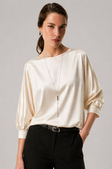 Blusa De Seda Feminina Pedrita