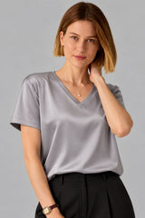 Blusa Feminina De Cetim Alexa