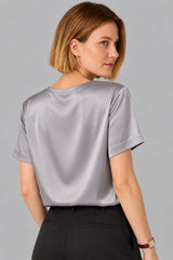 Blusa Feminina De Cetim Alexa