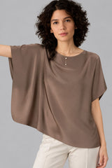 Blusa Feminina De Cetim Nicole