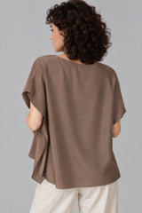 Blusa Feminina De Cetim Nicole