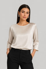 Blusa Feminina De Seda Miriam