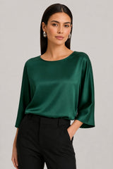 Blusa Feminina De Seda Miriam