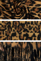 Cachecol Feminino Longo Leopard