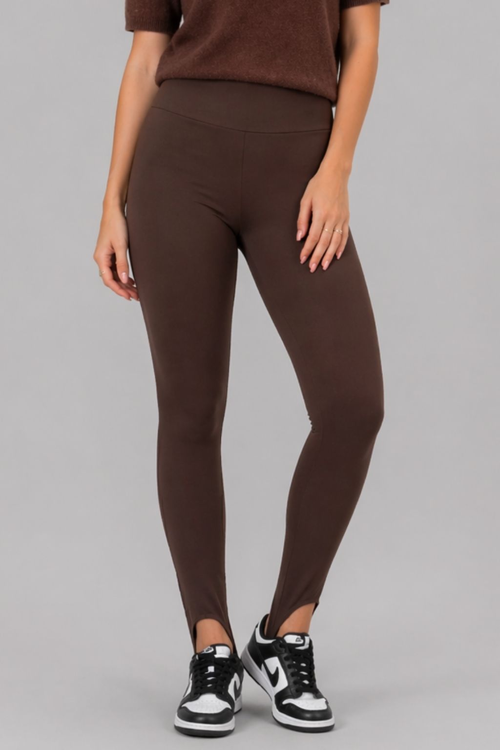 Calça Legging Com Pezinho Flanelada