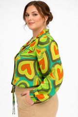 Camisa Feminina Manga Longa Cris