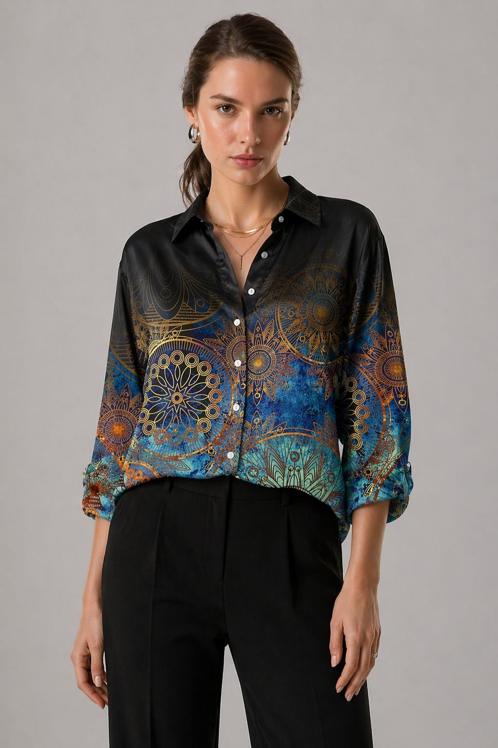 Camisa Feminina Manga Longa Kitty FLASH