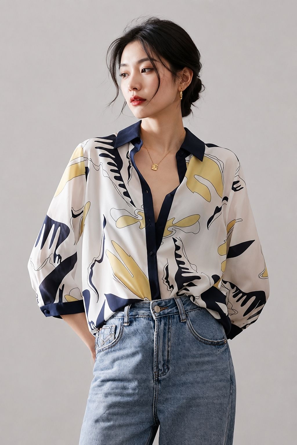 Camisa Feminina Social Nanda