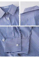 Camisa Social Feminina Listrada Stri