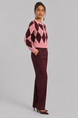 Cardigan Feminino Tricot Diamond
