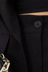 Conjunto Alfaiataria Feminino Bermuda e Blazer Caty