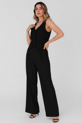 Conjunto Alfaiataria Feminino Calça e Colete Caty