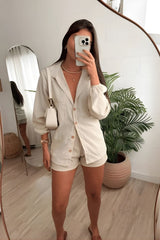 Conjunto De Linho Feminino Short e Blusa Marta