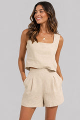 Conjunto Feminino Linho Rosangela