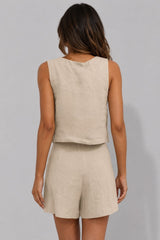 Conjunto Feminino Linho Rosangela