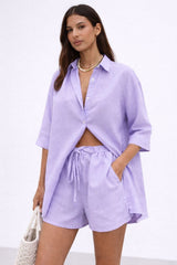 Conjunto Feminino Short e Blusa Verano