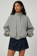 Jaqueta Bomber Xadrez Feminino Juline