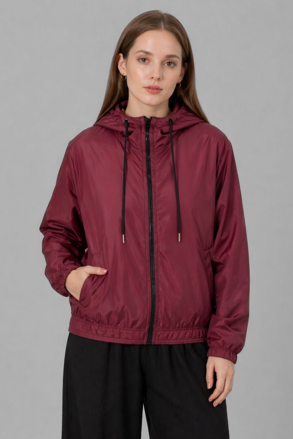Jaqueta Corta Vento Impermeável  Feminina Fabia