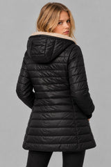 Jaqueta Puffer Feminina Forrada Cute