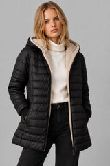 Jaqueta Puffer Feminina Forrada Cute
