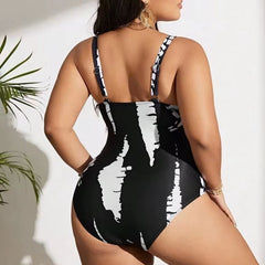 Maiô Plus Size Decote Em V Lara