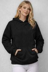 Moletom Feminino Canguru Preto