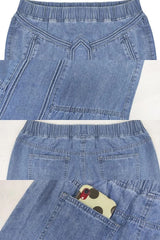 Saia Jeans Longa De Cintura Alta Miriam
