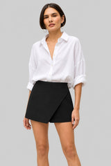 Short Saia Alfaiataria Cintura Alta Cindy