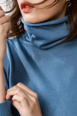Suéter Feminino Tricot Gola Alta Hery