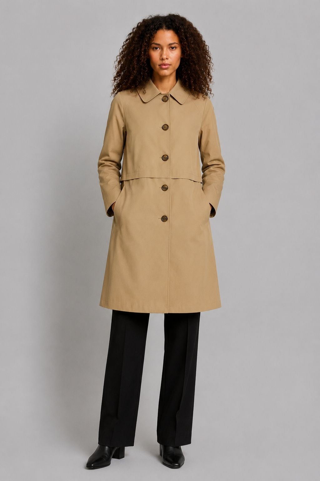 Trench Coat Feminino Bege Bali