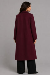 Trench Coat Feminino Borgonha Babe