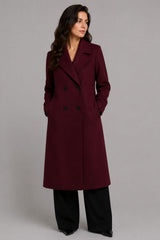 Trench Coat Feminino Borgonha Babe