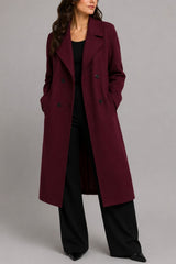 Trench Coat Feminino Borgonha Babe