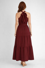 Vestido 3 Marias Longo Marsala Kleo