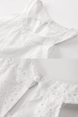 Vestido Curto Branco Laise Forrado Marilene