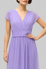 Vestido Longo De Festa Decote Em V Adalia
