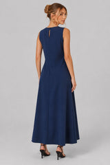 Vestido Longo Tricoline Andressa