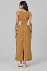 Vestido Midi Elegante Coqueiros